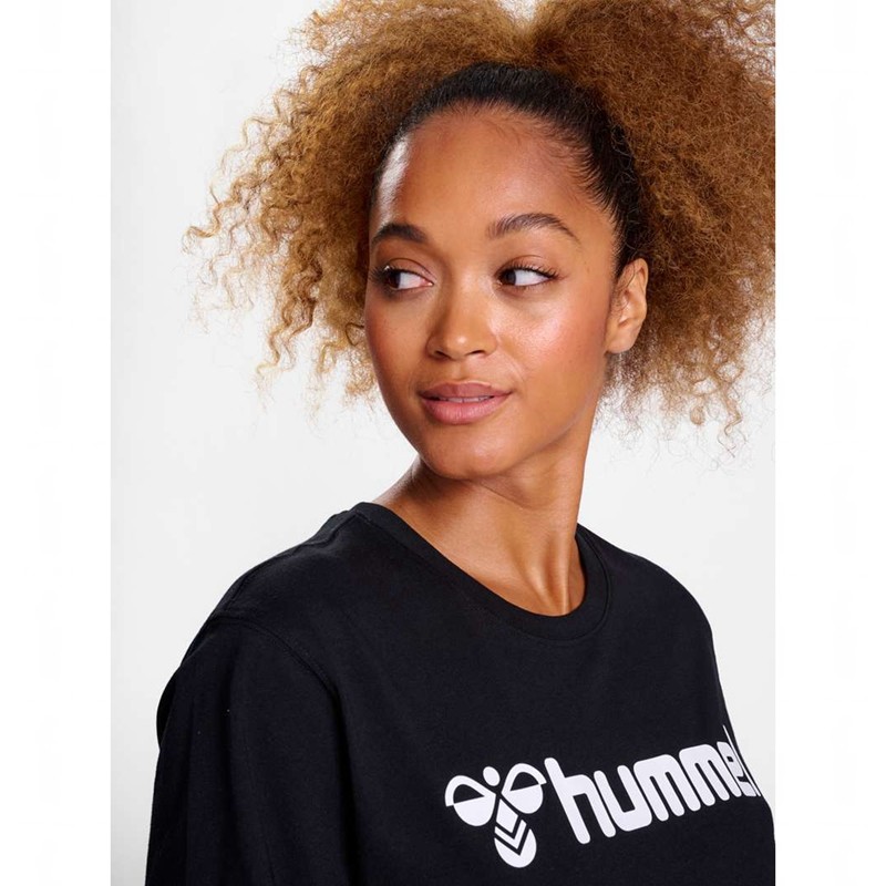 Hummel Go 2.0 Logo S/S Ženske Hulahopke Crne | 536374-214