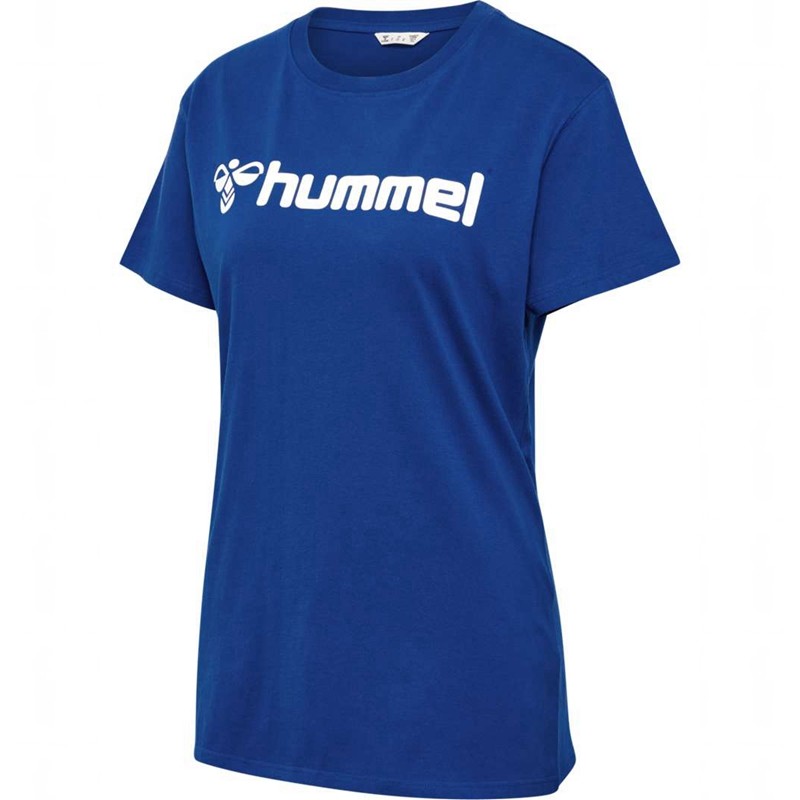 Hummel Go 2.0 Logo S/S Ženske Majice Plave | 121902-517
