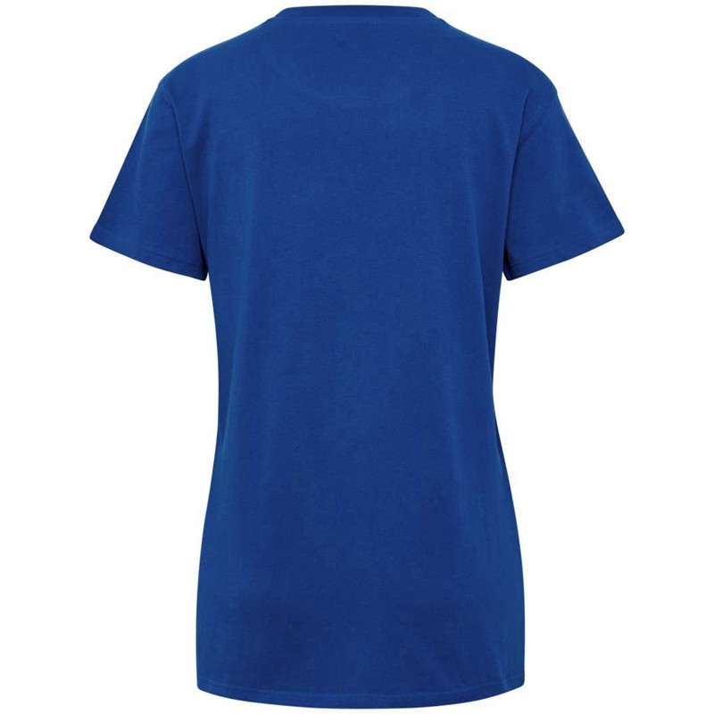 Hummel Go 2.0 Logo S/S Ženske Majice Plave | 121902-517