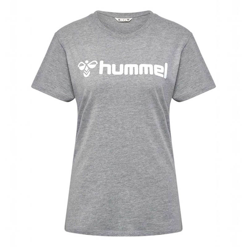 Hummel Go 2.0 Logo S/S Ženske Majice Sive | 965403-849