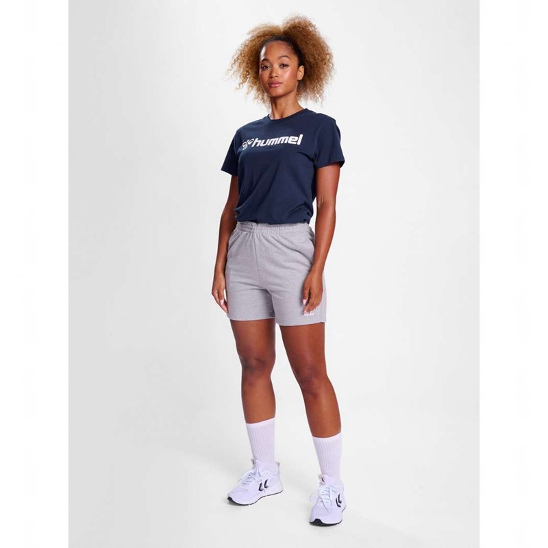 Hummel Go 2.0 Logo S/S Ženske Majice Tamnoplave | 228877-887