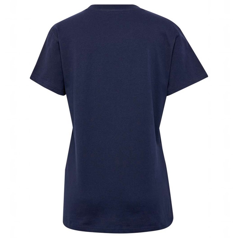 Hummel Go 2.0 Logo S/S Ženske Majice Tamnoplave | 228877-887