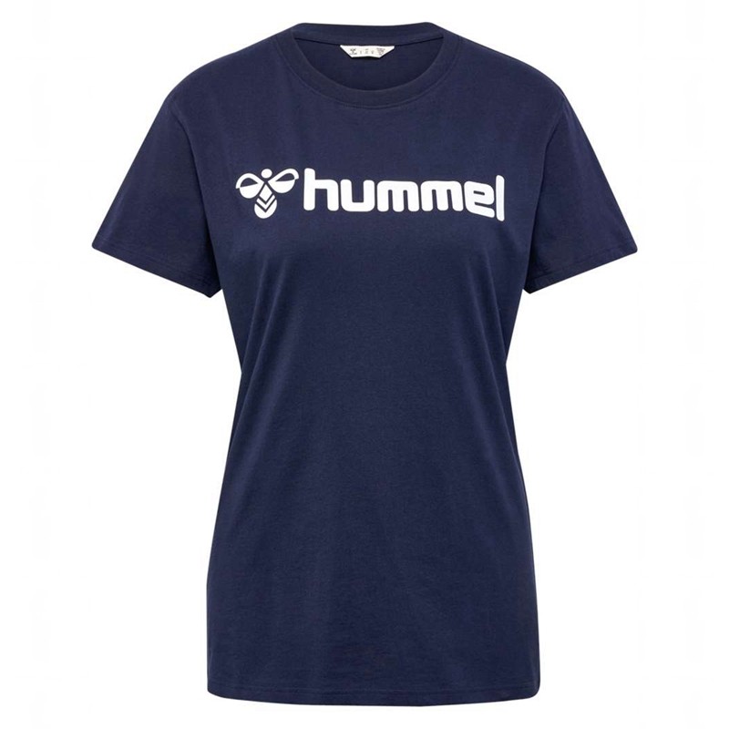 Hummel Go 2.0 Logo S/S Ženske Majice Tamnoplave | 228877-887