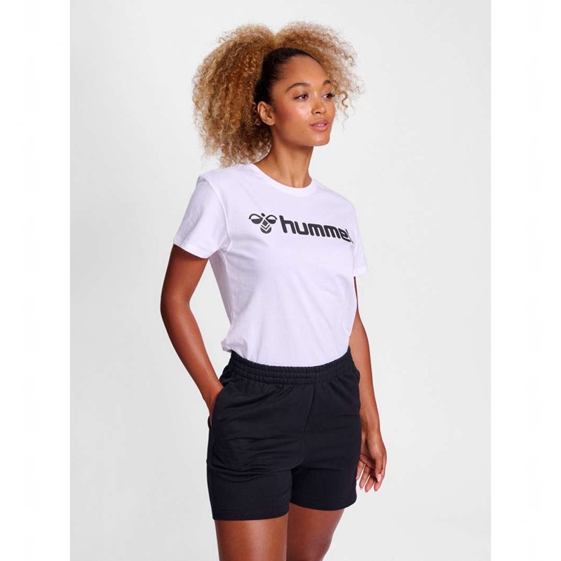 Hummel Go 2.0 Logo S/S Ženske Sportski Grudnjak Bijele | 382724-751