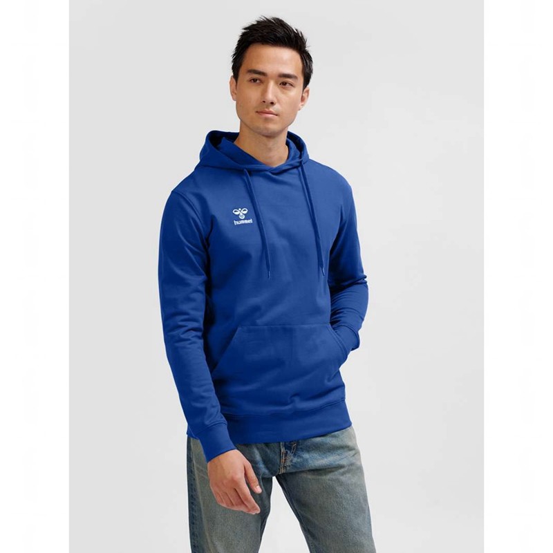 Hummel Go 2.0 Muške Majica s Kapuljačom Plave | 608146-940
