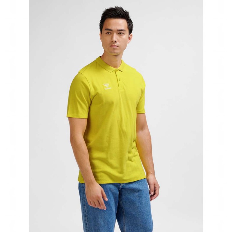 Hummel Go 2.0 Muške Polo Majice Žute | 273915-850