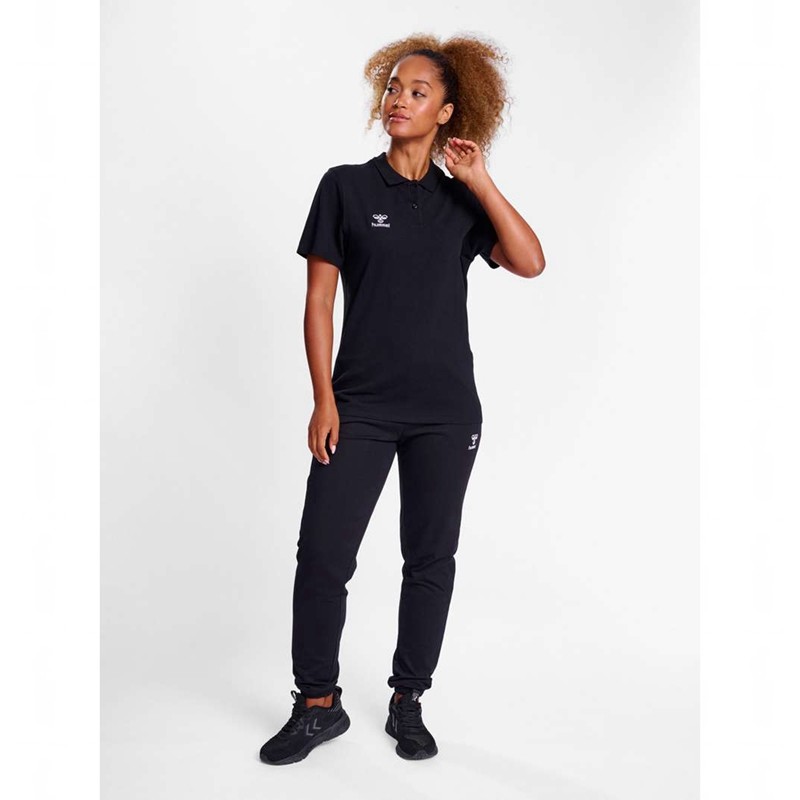Hummel Go 2.0 Polo Ženske Majice Crne | 020226-097