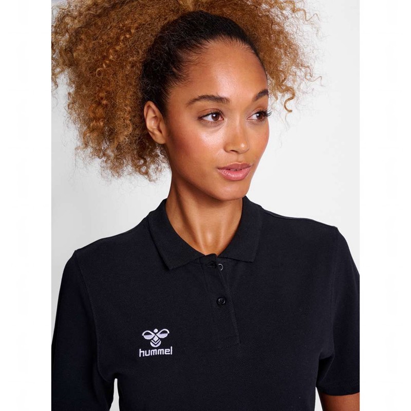 Hummel Go 2.0 Polo Ženske Majice Crne | 020226-097