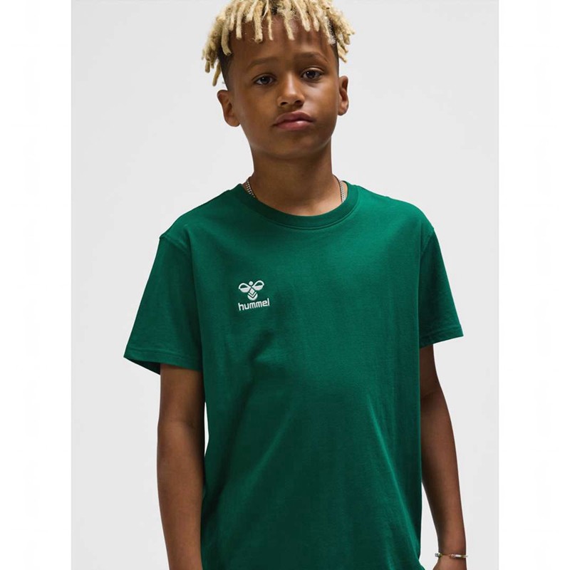 Hummel Go 2.0 S/S Dječje Dukserice Zelene | 237799-251