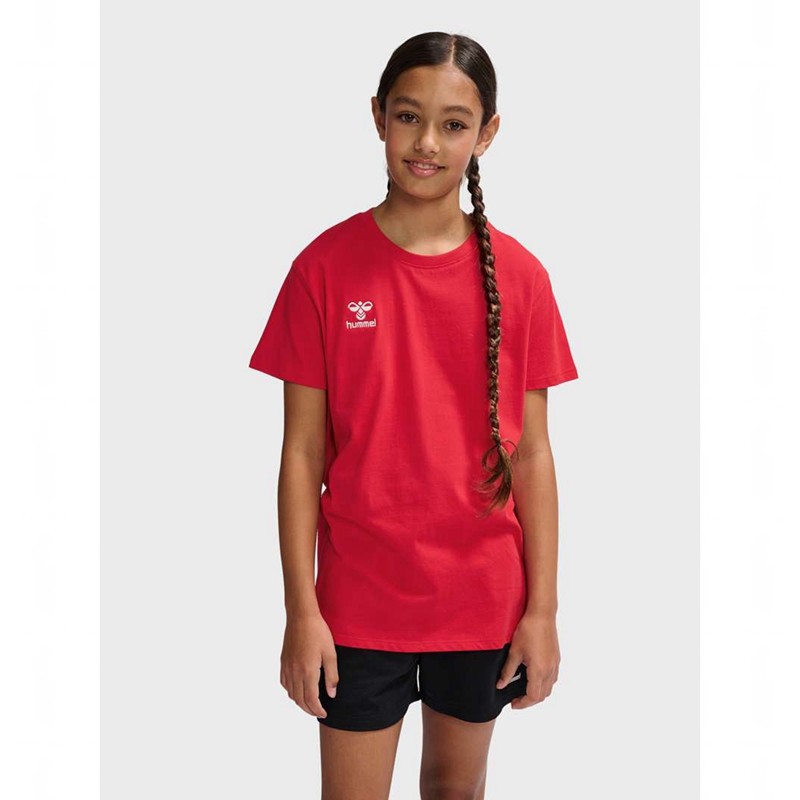 Hummel Go 2.0 S/S Dječje Majice Crvene | 947588-275