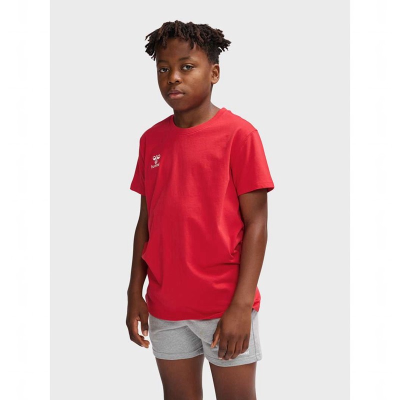 Hummel Go 2.0 S/S Dječje Majice Crvene | 947588-275