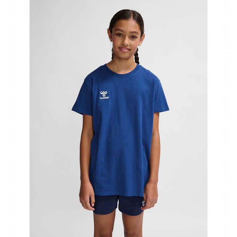 Hummel Go 2.0 S/S Dječje Majice Plave | 342836-559