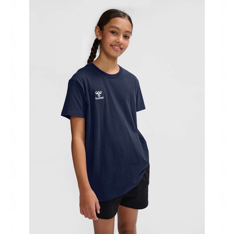 Hummel Go 2.0 S/S Dječje Majice Tamnoplave | 026507-136