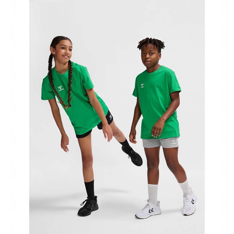 Hummel Go 2.0 S/S Dječje Majice Zelene | 001911-674