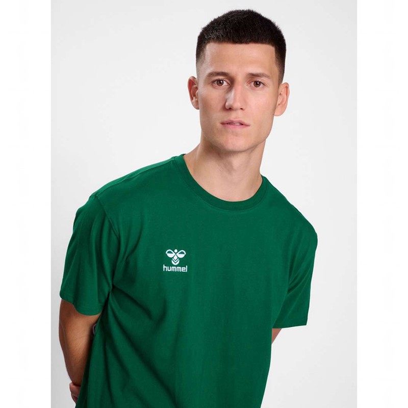 Hummel Go 2.0 S/S Muške Majice Zelene | 602261-376