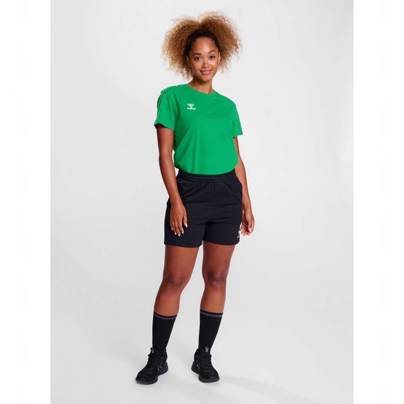 Hummel Go 2.0 S/S Ženske Majice Zelene | 306038-322