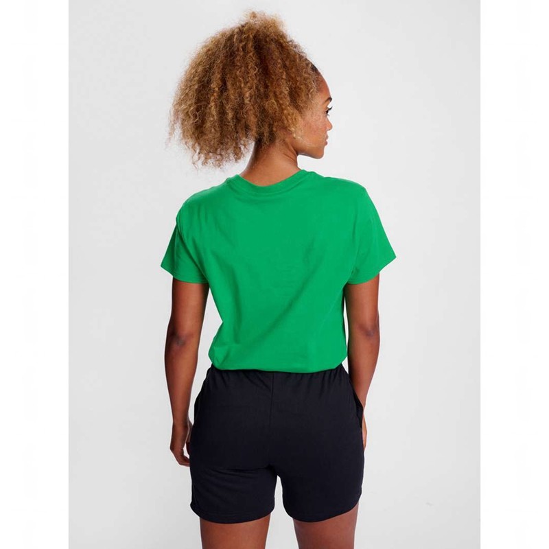 Hummel Go 2.0 S/S Ženske Majice Zelene | 306038-322