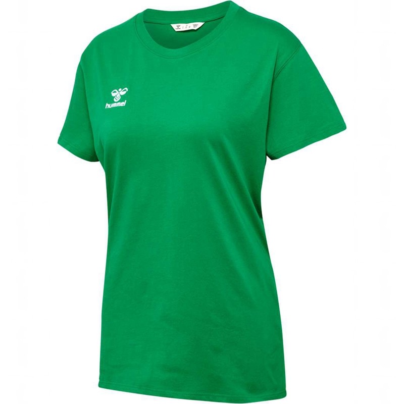 Hummel Go 2.0 S/S Ženske Majice Zelene | 306038-322