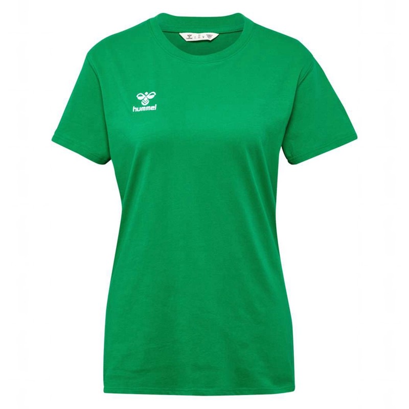 Hummel Go 2.0 S/S Ženske Majice Zelene | 306038-322