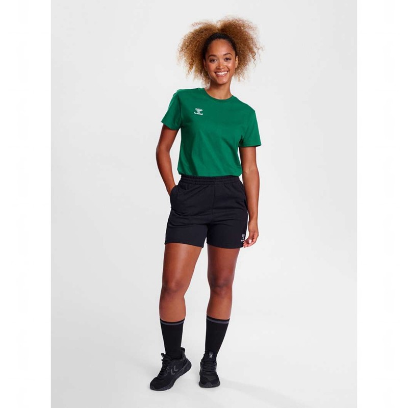 Hummel Go 2.0 S/S Ženske Majice Zelene | 944951-547