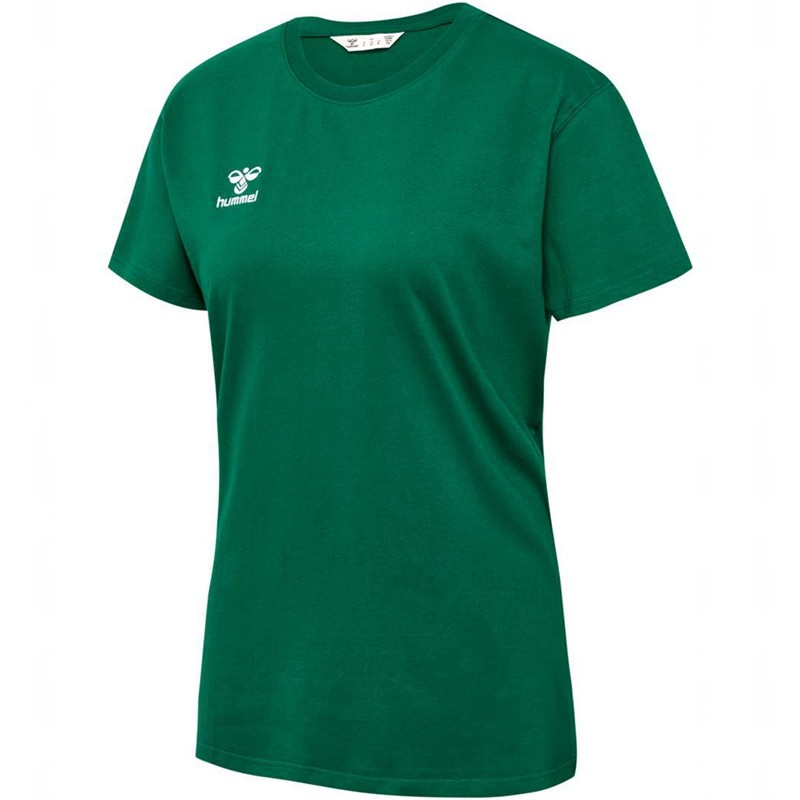 Hummel Go 2.0 S/S Ženske Majice Zelene | 944951-547