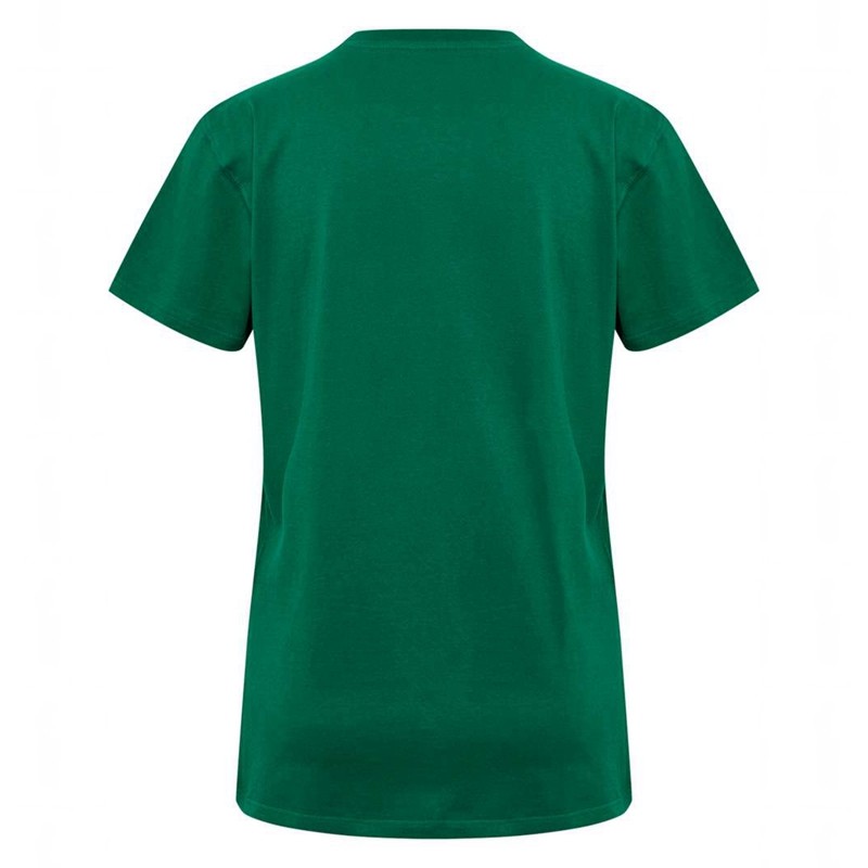 Hummel Go 2.0 S/S Ženske Majice Zelene | 944951-547