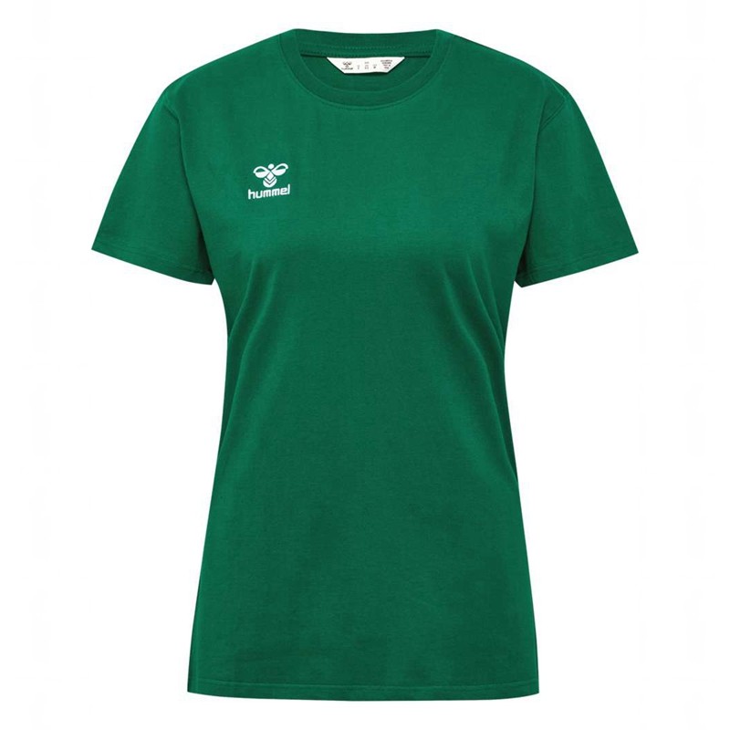Hummel Go 2.0 S/S Ženske Majice Zelene | 944951-547