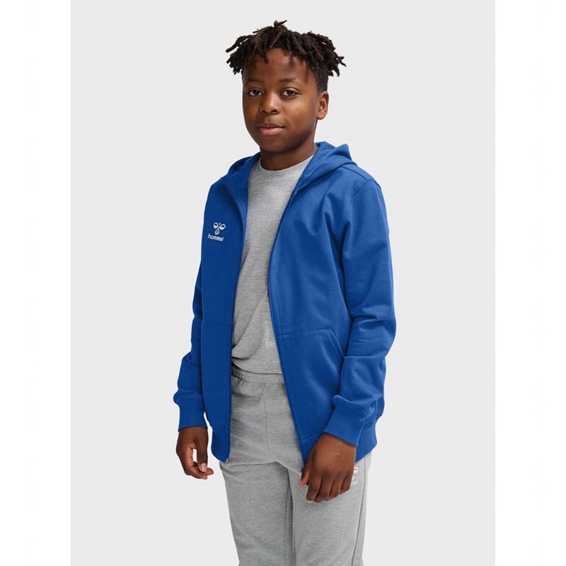 Hummel Go 2.0 Zip Dječje Majica s Kapuljačom Plave | 733328-152