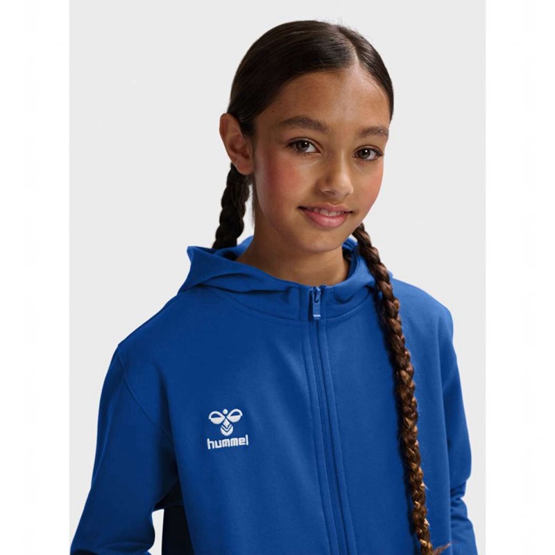 Hummel Go 2.0 Zip Dječje Majica s Kapuljačom Plave | 733328-152