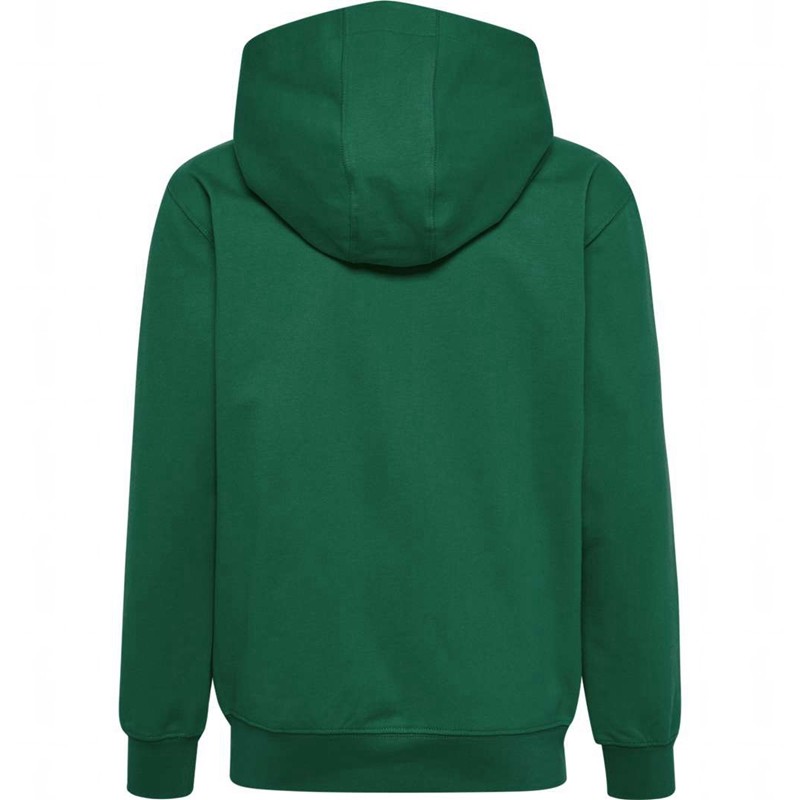 Hummel Go 2.0 Zip Dječje Majica s Kapuljačom Zelene | 084350-293