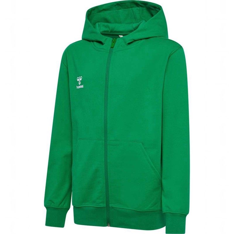 Hummel Go 2.0 Zip Dječje Majica s Kapuljačom Zelene | 824761-230