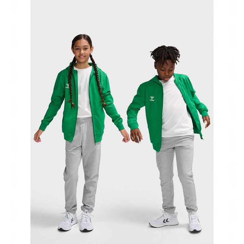 Hummel Go 2.0 Zip Dječje Majica s Kapuljačom Zelene | 824761-230