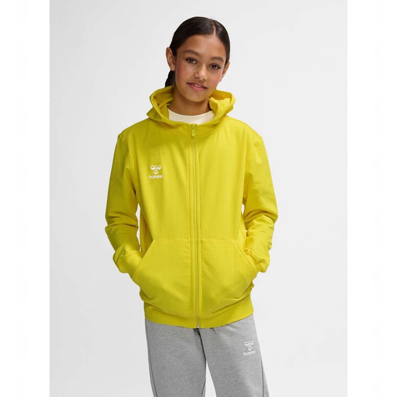 Hummel Go 2.0 Zip Dječje Majica s Kapuljačom Žute | 452840-141