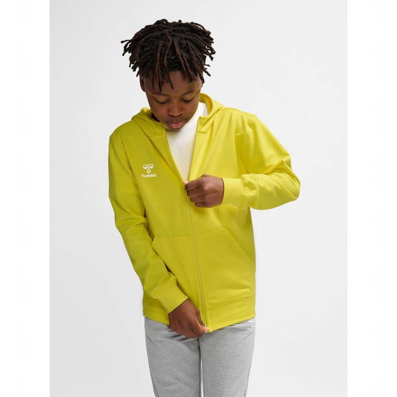 Hummel Go 2.0 Zip Dječje Majica s Kapuljačom Žute | 452840-141