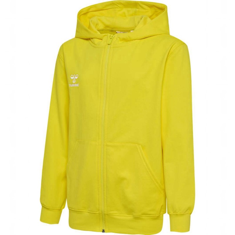 Hummel Go 2.0 Zip Dječje Majica s Kapuljačom Žute | 452840-141