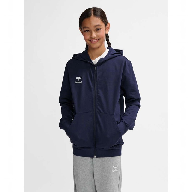 Hummel Go 2.0 Zip Dječje Majica s Kapuljačom Tamnoplave | 810251-516