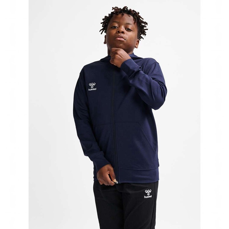 Hummel Go 2.0 Zip Dječje Majica s Kapuljačom Tamnoplave | 810251-516