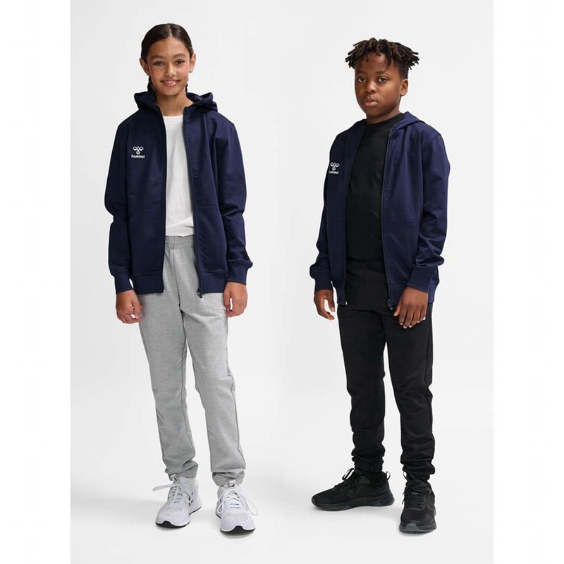 Hummel Go 2.0 Zip Dječje Majica s Kapuljačom Tamnoplave | 810251-516