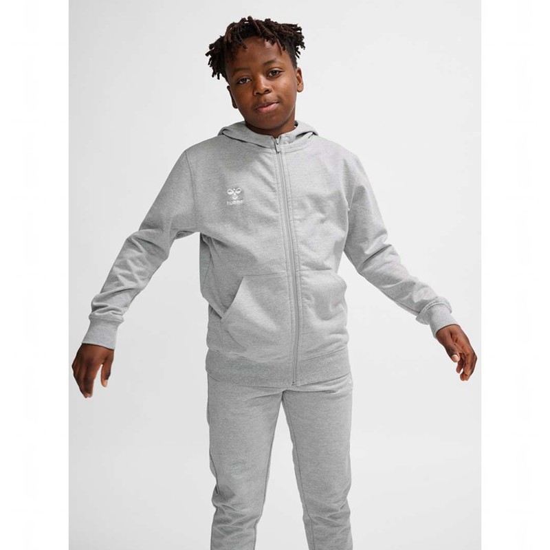 Hummel Go 2.0 Zip Dječje Majica s Kapuljačom Sive | 564498-056