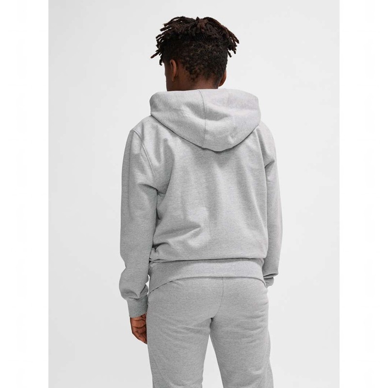 Hummel Go 2.0 Zip Dječje Majica s Kapuljačom Sive | 564498-056