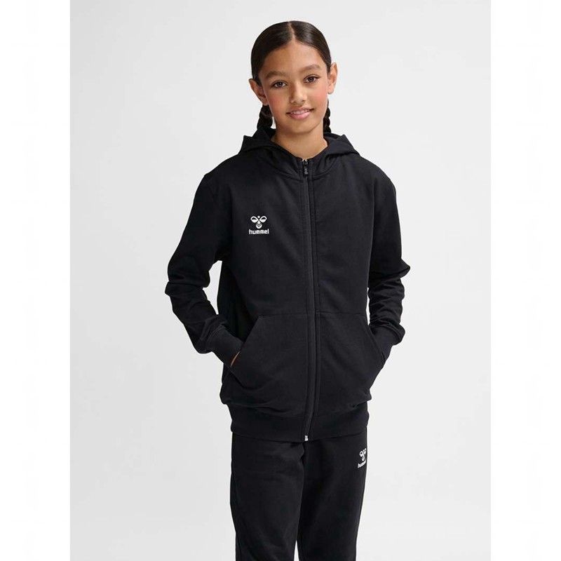 Hummel Go 2.0 Zip Dječje Majica s Kapuljačom Crne | 793624-285