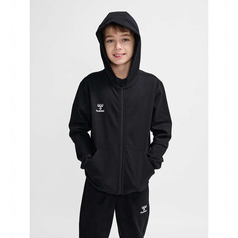Hummel Go 2.0 Zip Dječje Majica s Kapuljačom Crne | 793624-285