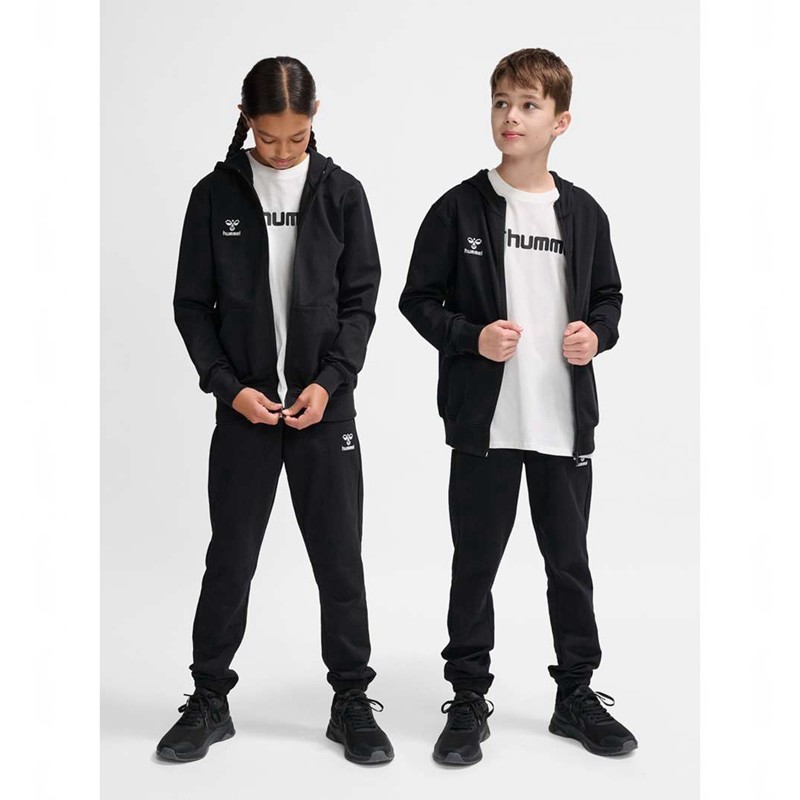 Hummel Go 2.0 Zip Dječje Majica s Kapuljačom Crne | 793624-285