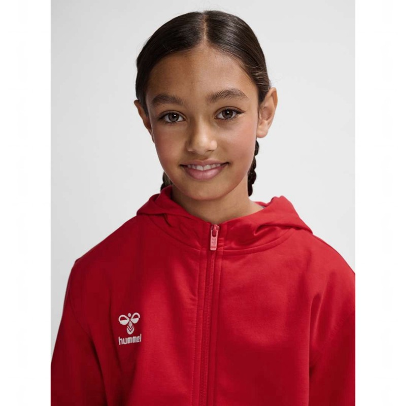 Hummel Go 2.0 Zip Dječje Majica s Kapuljačom Crvene | 131047-436