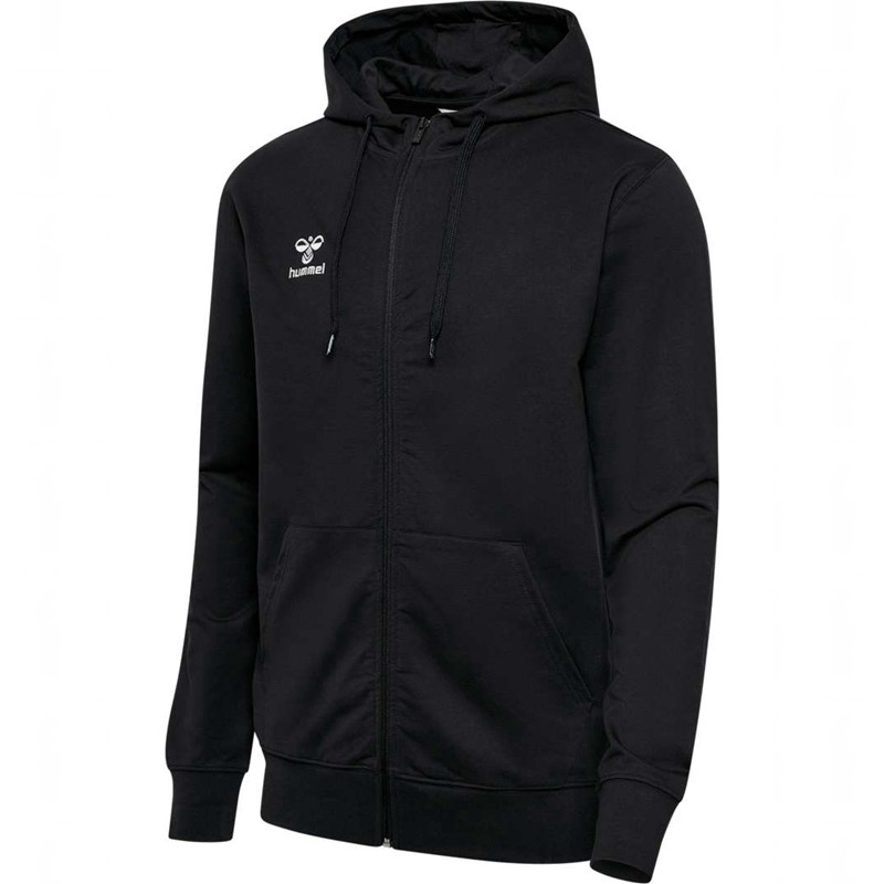 Hummel Go 2.0 Zip Muške Majica s Kapuljačom Crne | 045483-206