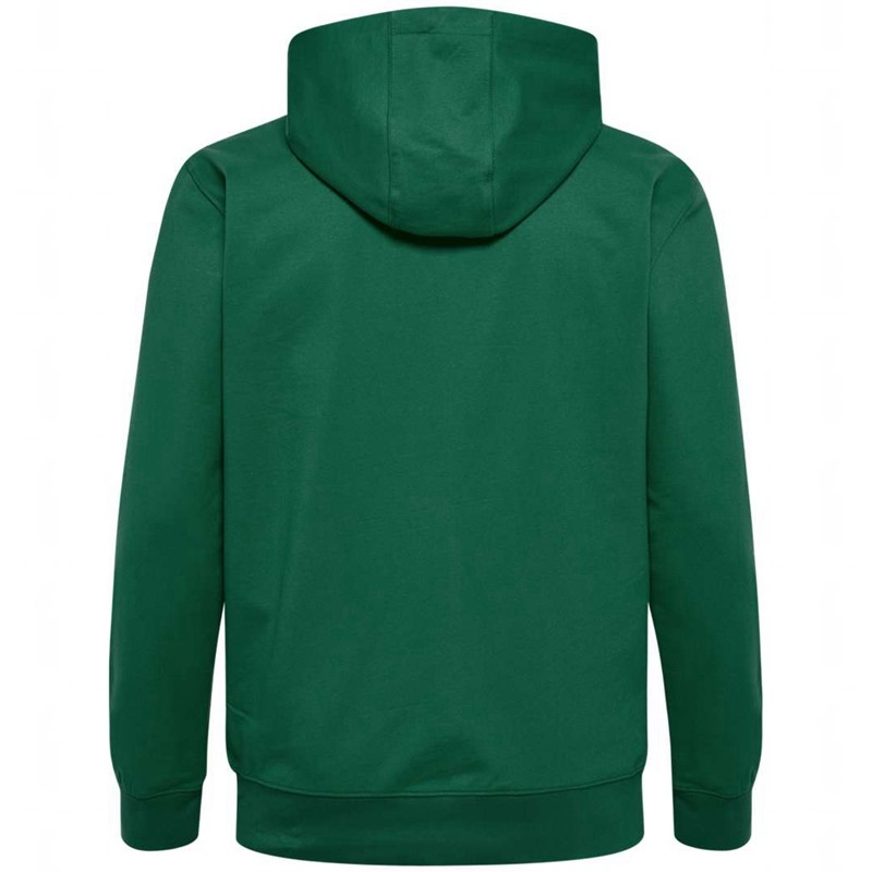 Hummel Go 2.0 Zip Muške Majica s Kapuljačom Zelene | 625275-882