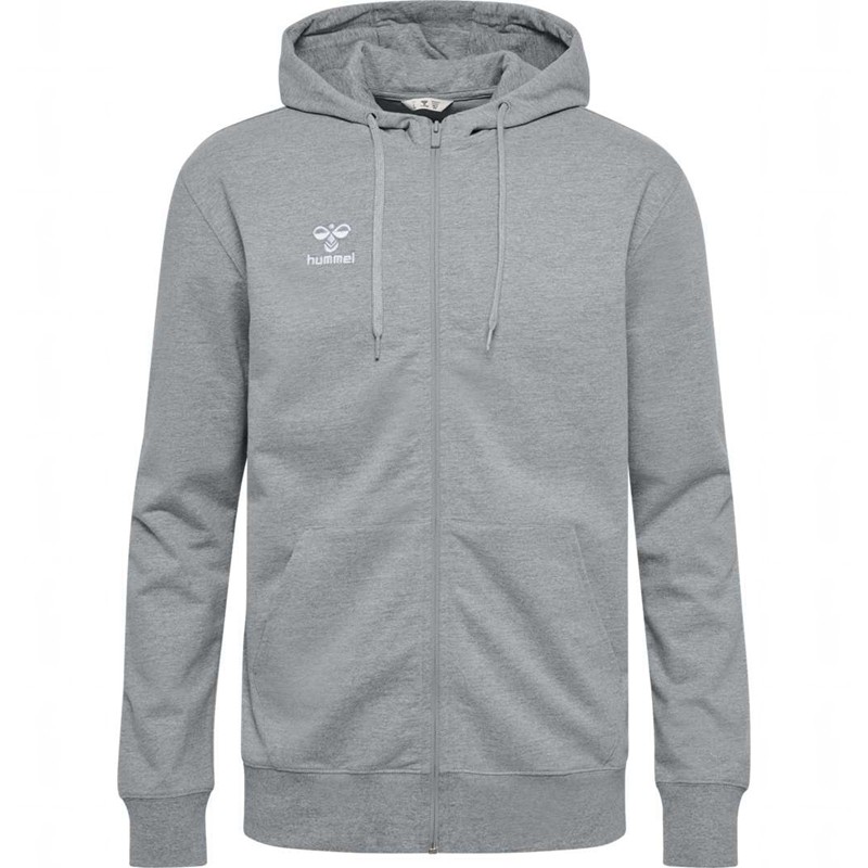 Hummel Go 2.0 Zip Muške Majica s Kapuljačom Sive | 209486-743