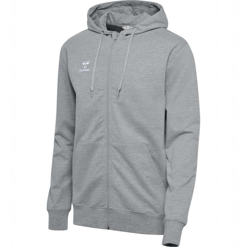 Hummel Go 2.0 Zip Muške Majica s Kapuljačom Sive | 209486-743