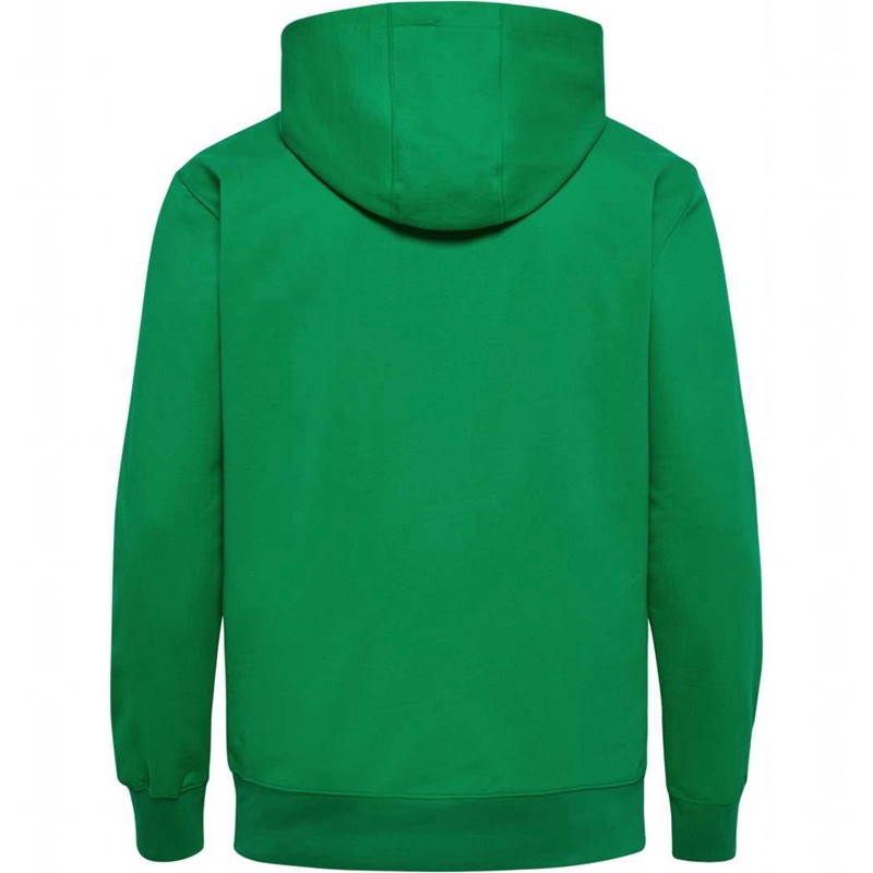 Hummel Go 2.0 Zip Muške Majica s Kapuljačom Zelene | 096384-135
