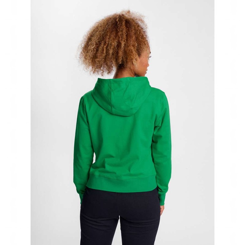 Hummel Go 2.0 Zip Ženske Majica s Kapuljačom Zelene | 246449-881
